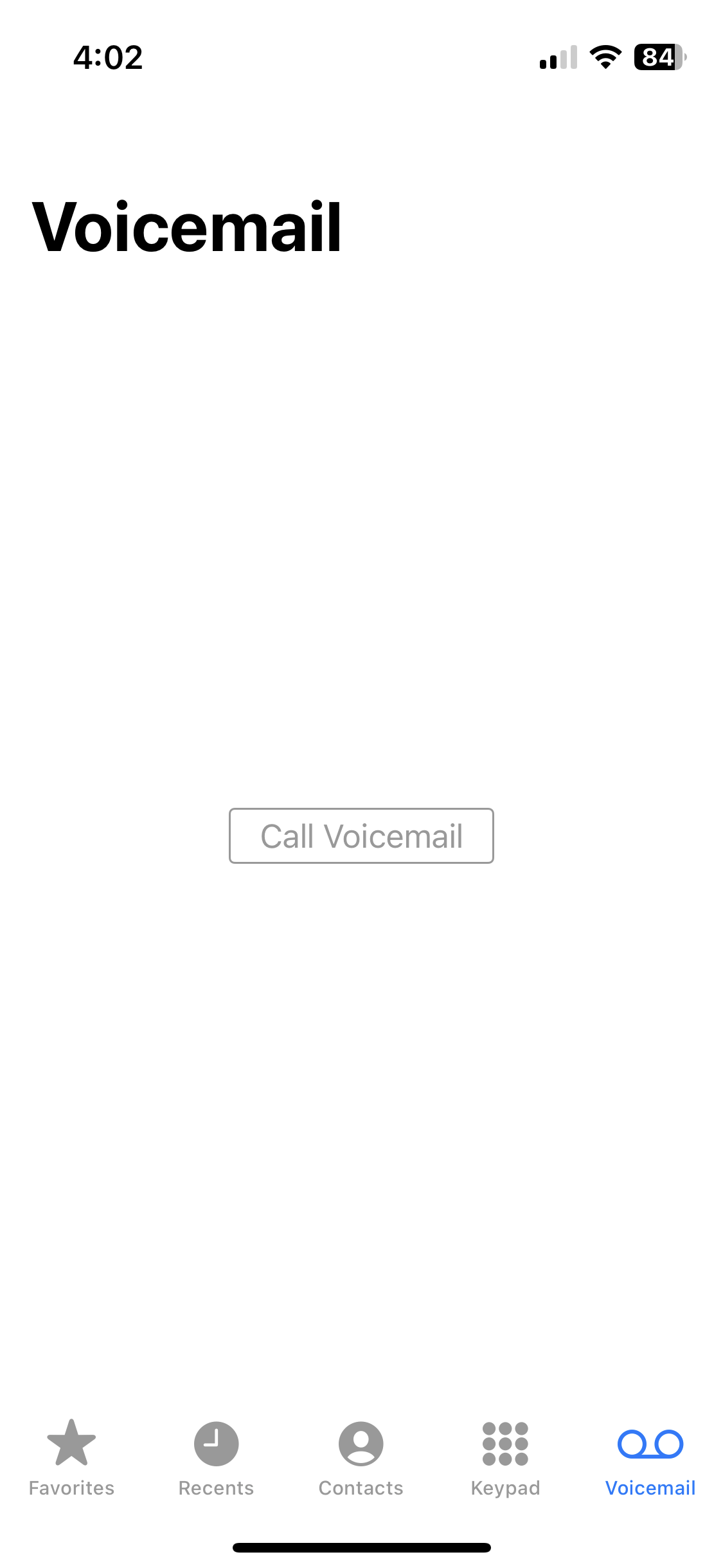 Correct answer Switch from basic voicemail to visual voicemail Page