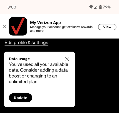 Get the My Verizon app, Pay your bill & get deals